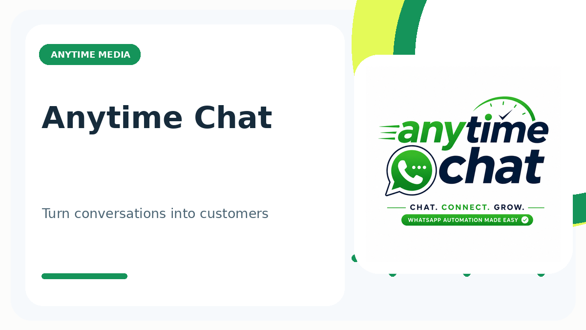 Anytime Chat visual