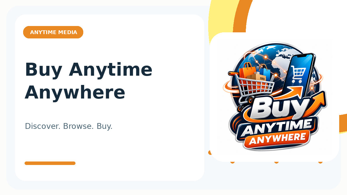 Shop Anytime Anywhere visual