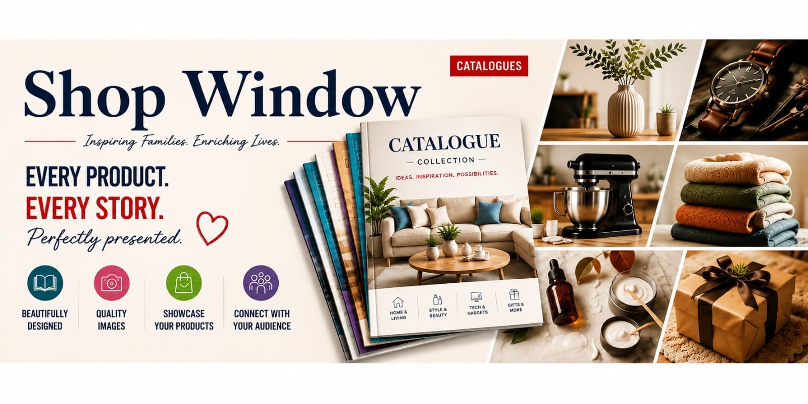 Product catalogue and app listings