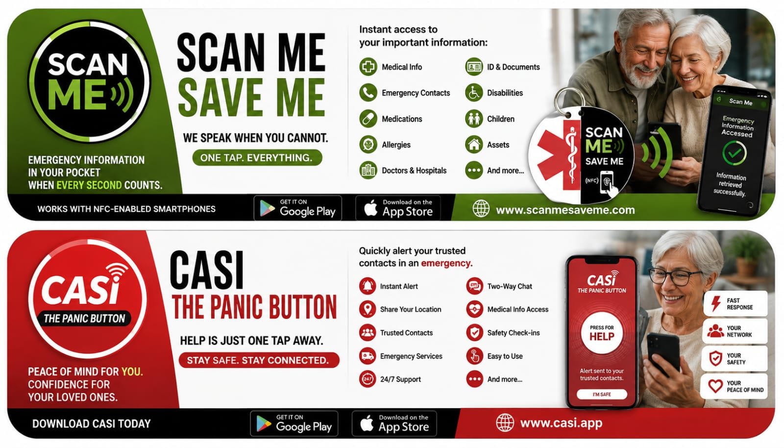Scan Me Save Me banner