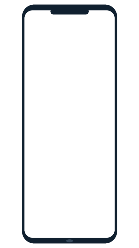 Phone showing an in-app advert
