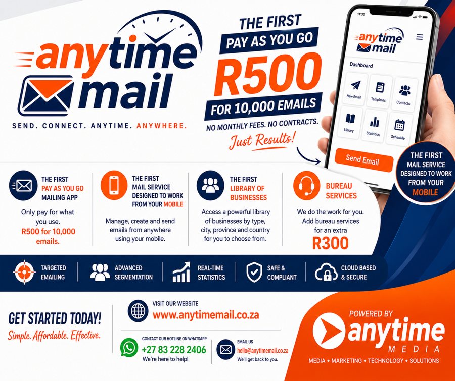 Anytime Mail social post