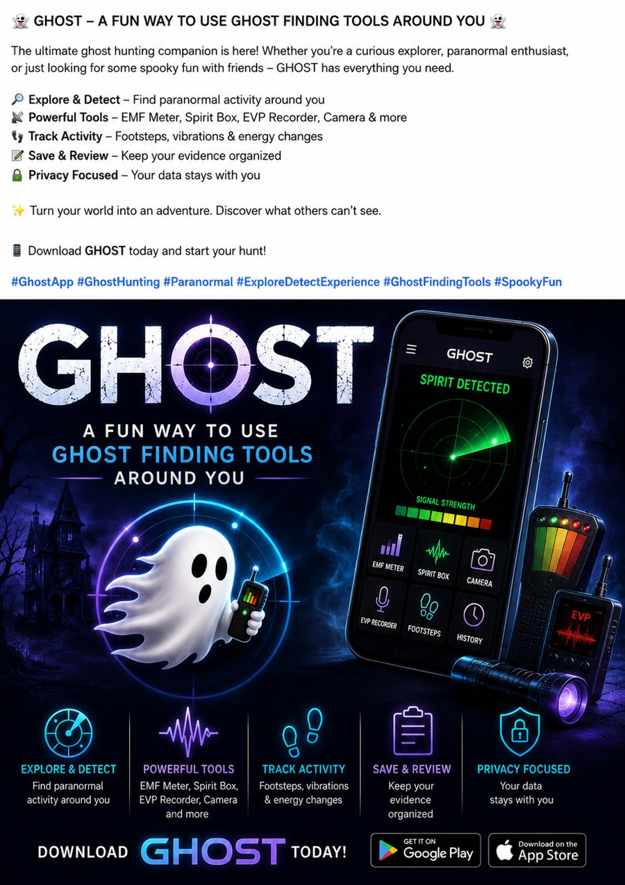 Ghosts social post